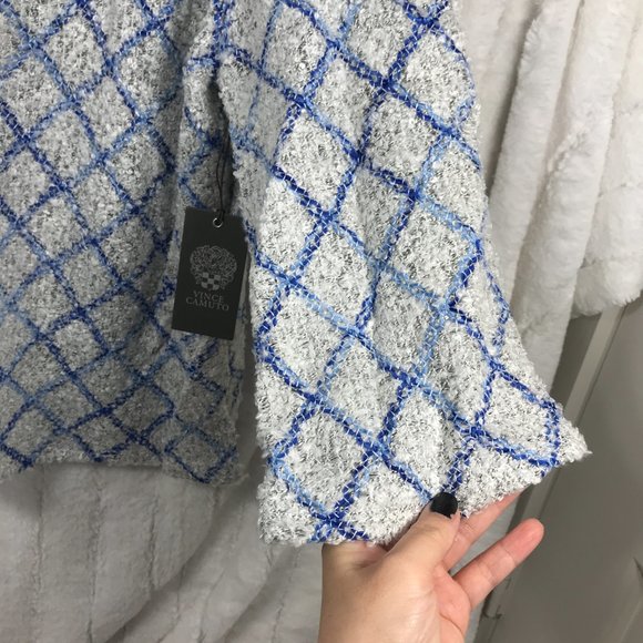 NWT Vince Camuto M Women's Diamond Plush Knit top - Picture 5 of 10